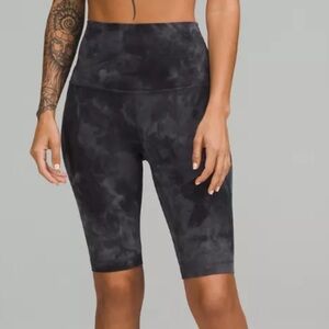 lululemon Align space dye biker Short size 4